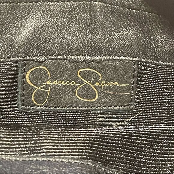 JESSICA SIMPSON Tulip black leather boots Size 8.5 - Picture 5 of 10